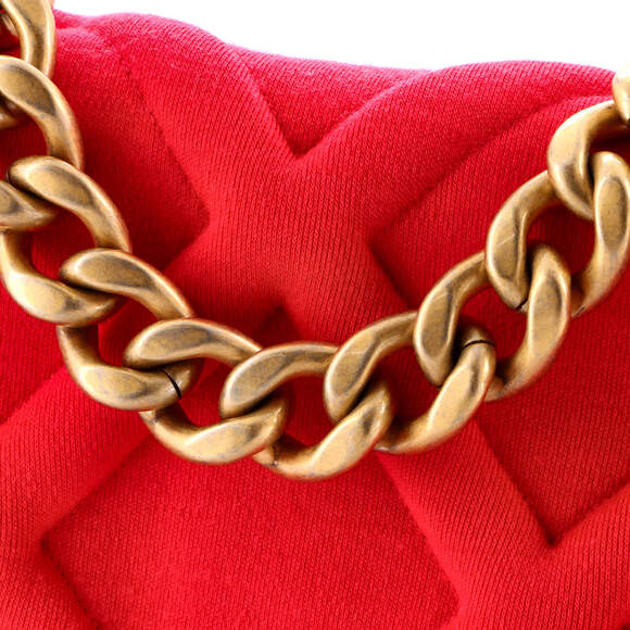 Chanel Medium 19 Flap Bag Quilted Jersey - Picture 8 of 8